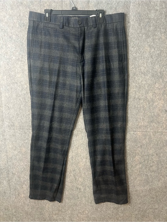 Banana Republic Other - Banana‎ Republic Men's 36 Aiden Fit Plaid Dress Pants Wool Gray and Black